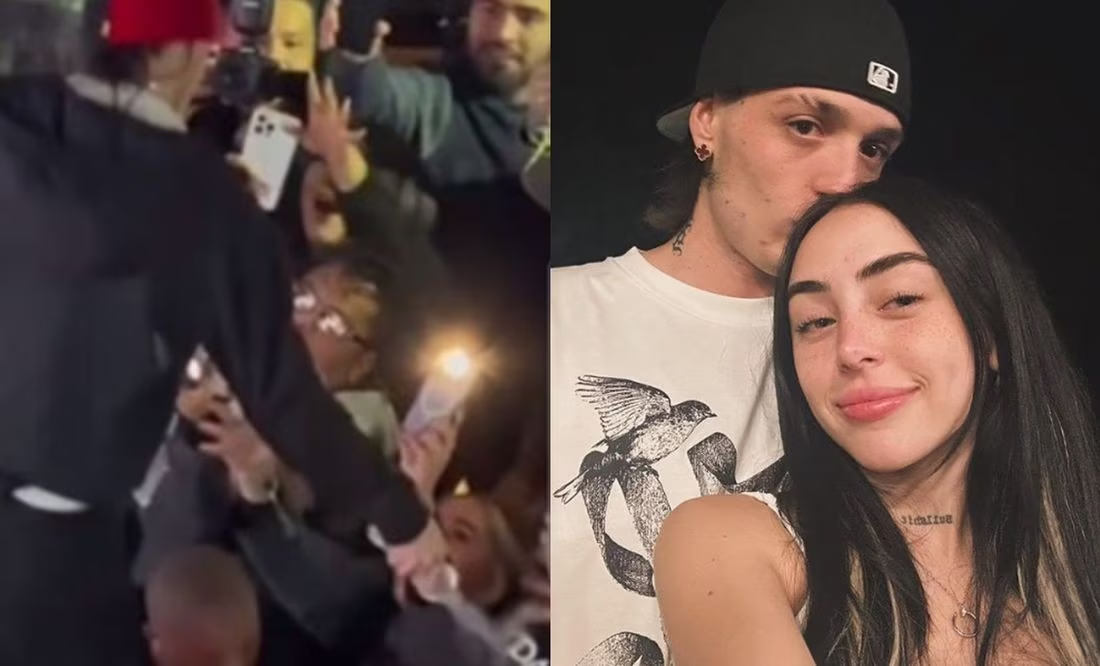 Nicki Nicole salta en defensa de Peso Pluma luego de que el famoso aventara agua a un fanático en pleno concierto