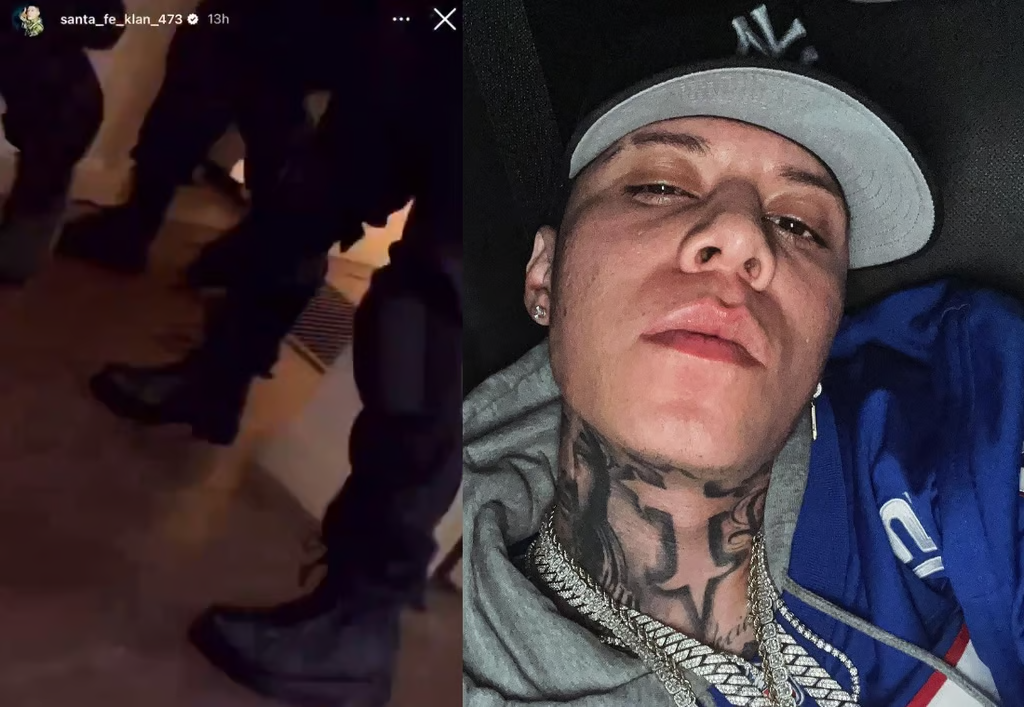 «Les encargo a mi madre», Santa Fe Klan manda preocupante mensaje tras VIDEO donde es «detenido»