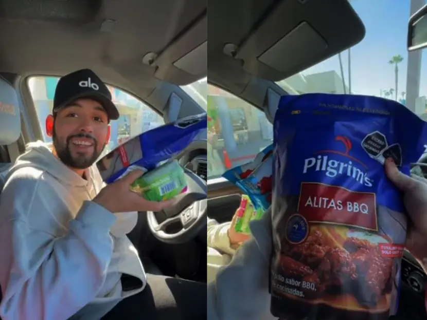 VIDEO: Le pide a su novio ‘toallas con alitas’ y le lleva ¡toallas y unas alitas!