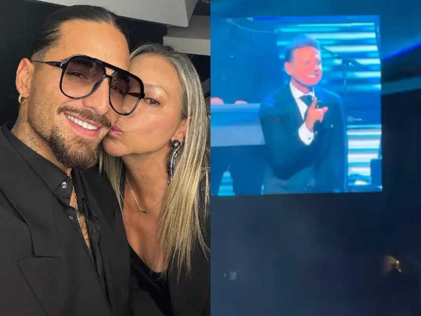 Maluma llevó a su mamá al concierto de Luis Miguel; “sueño cumplido”