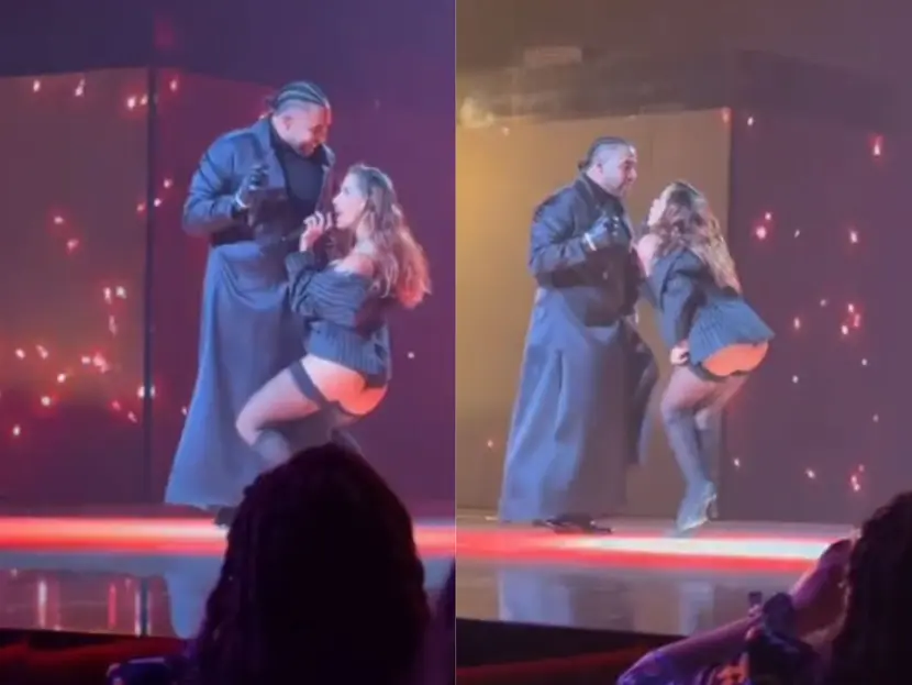 VIDEO: ¿Prefiere a Peso Pluma? Critican a Anitta por no bailarle provocativamente a Don Omar