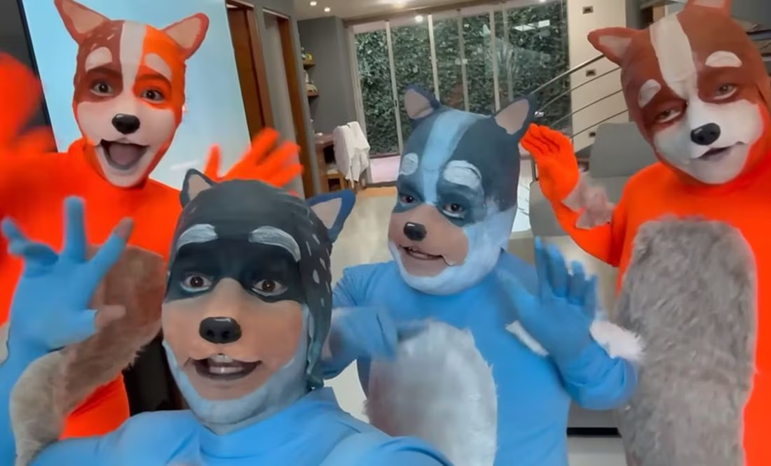 Memo Aponte genera polémica en redes por cosplay de «Bluey» y desata ola de memes