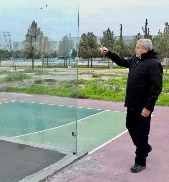 Por concluir canchas públicas de pádel y tenis.- Alcalde