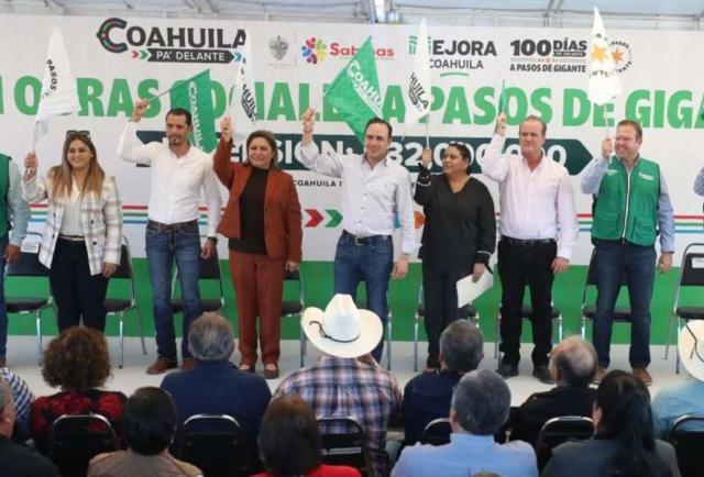Recorre Coahuila con gran plan “100 Días Pa´ Delante, a Pasos de Gigante”