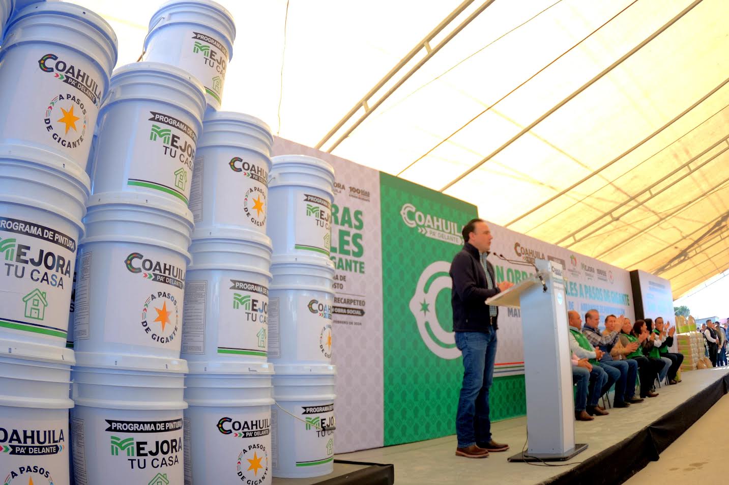 Arranca Gobernador obras por 17 mdp en San Buena