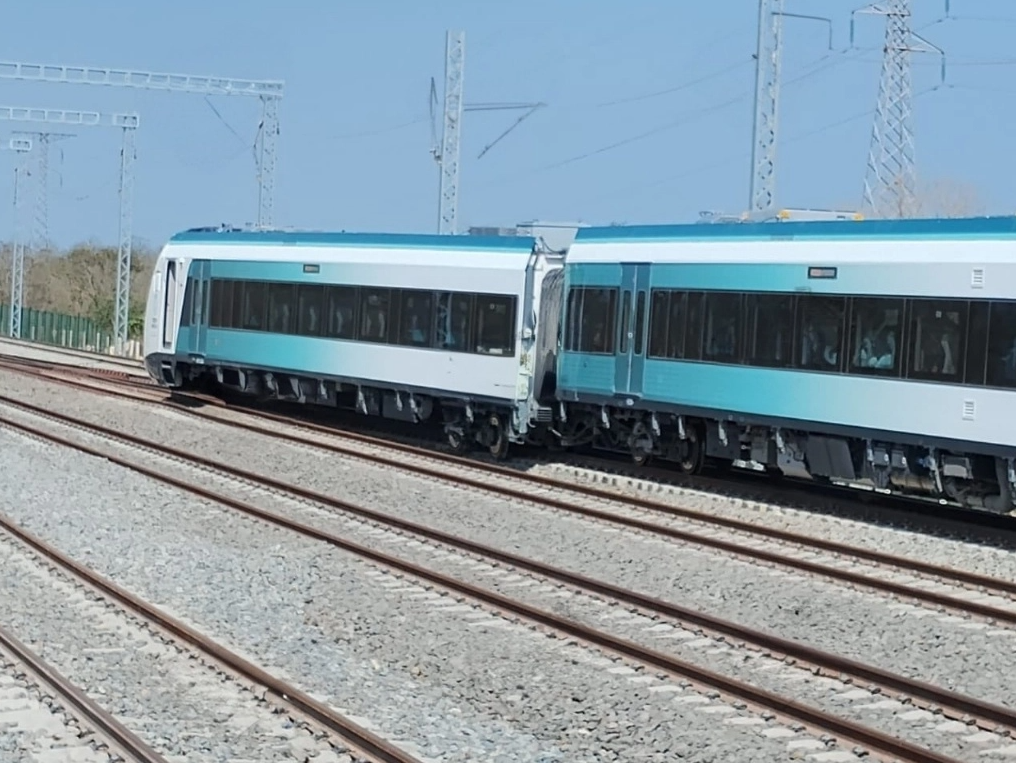 Se descarrila Tren Maya