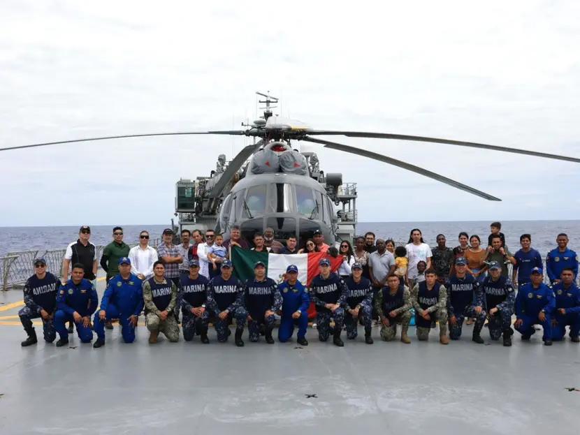 Rescata Marina a 34 mexicanos en Haití