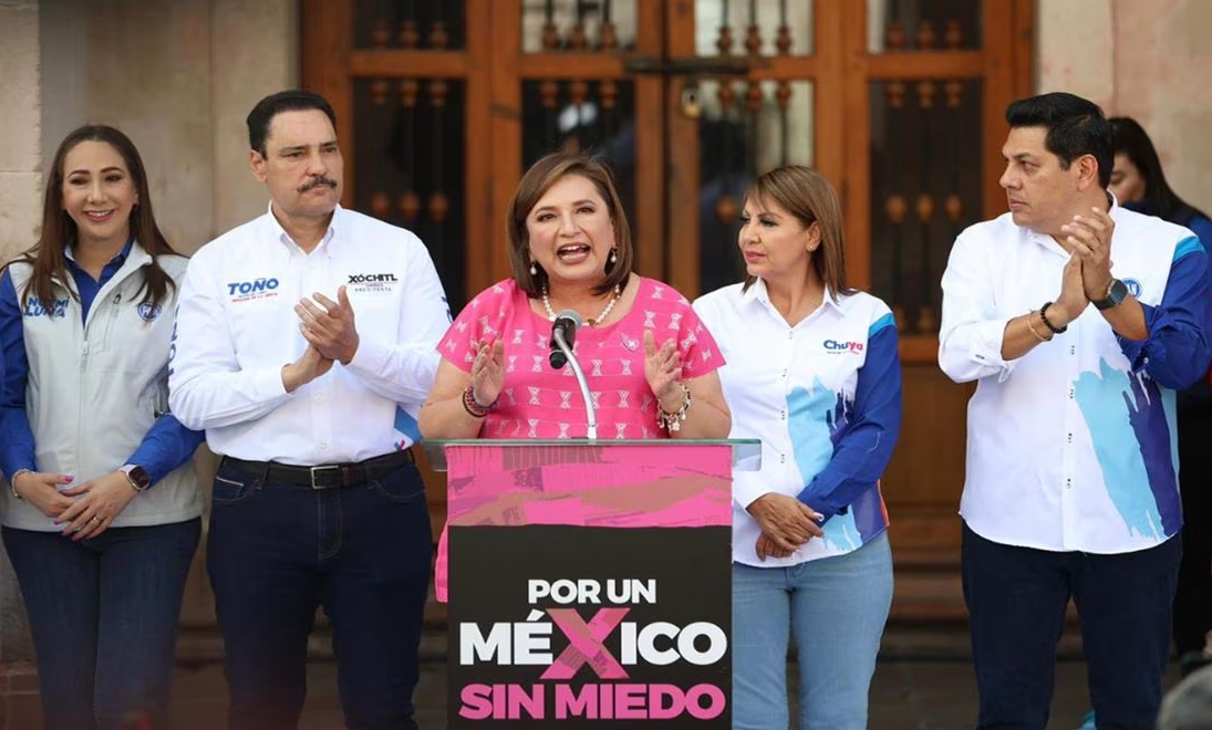 Xóchitl Gálvez afirma que va a desmilitarizar al país; «el Ejército y la Marina deben defender la patria», dice Xóchitl Gálvez.