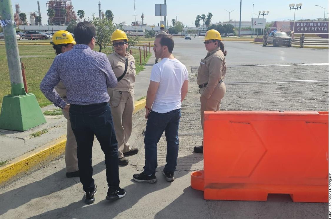 Retienen a Secretario en Refinería de Cadereyta