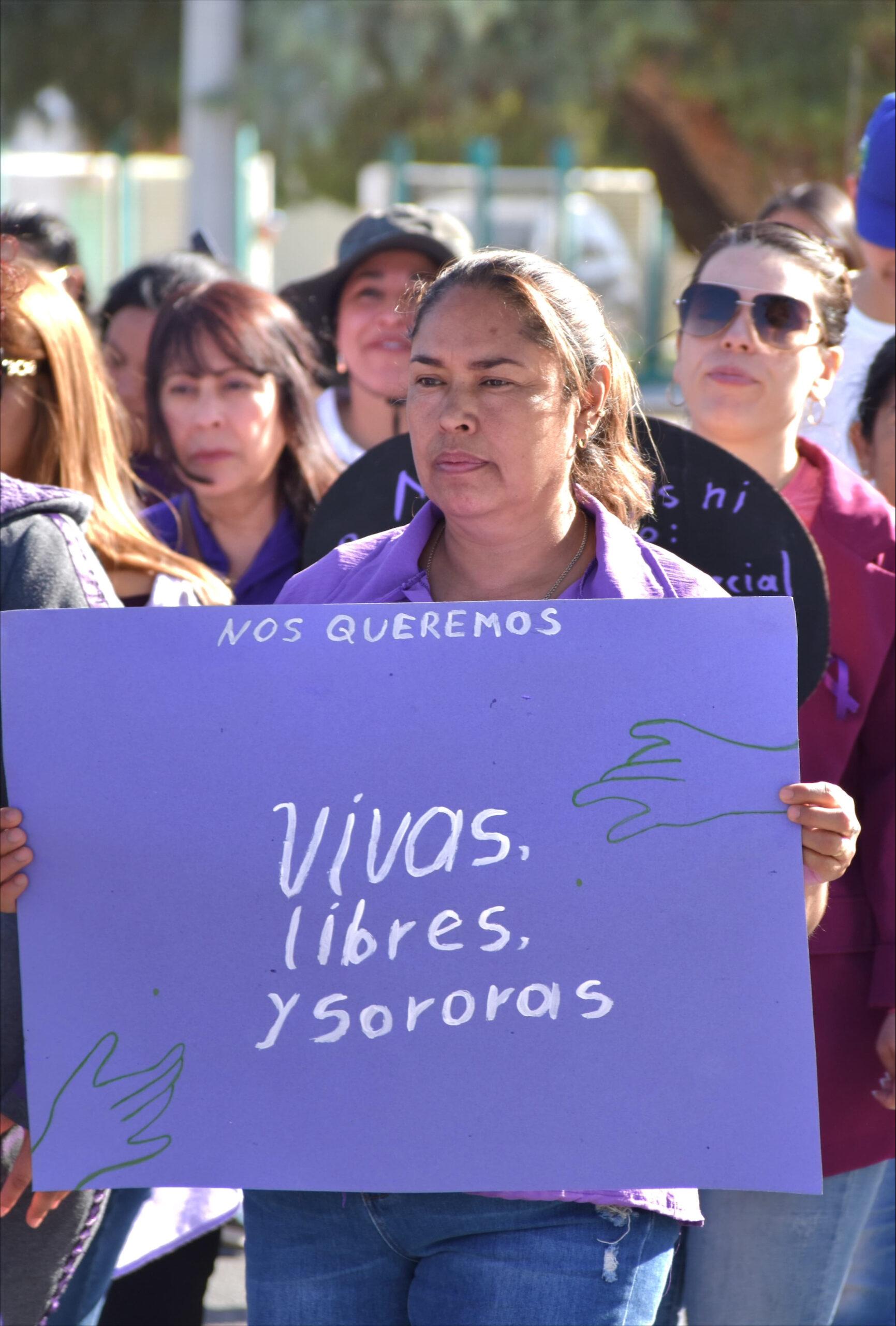 Se viste 4 Ciénegas de morado en el 8M