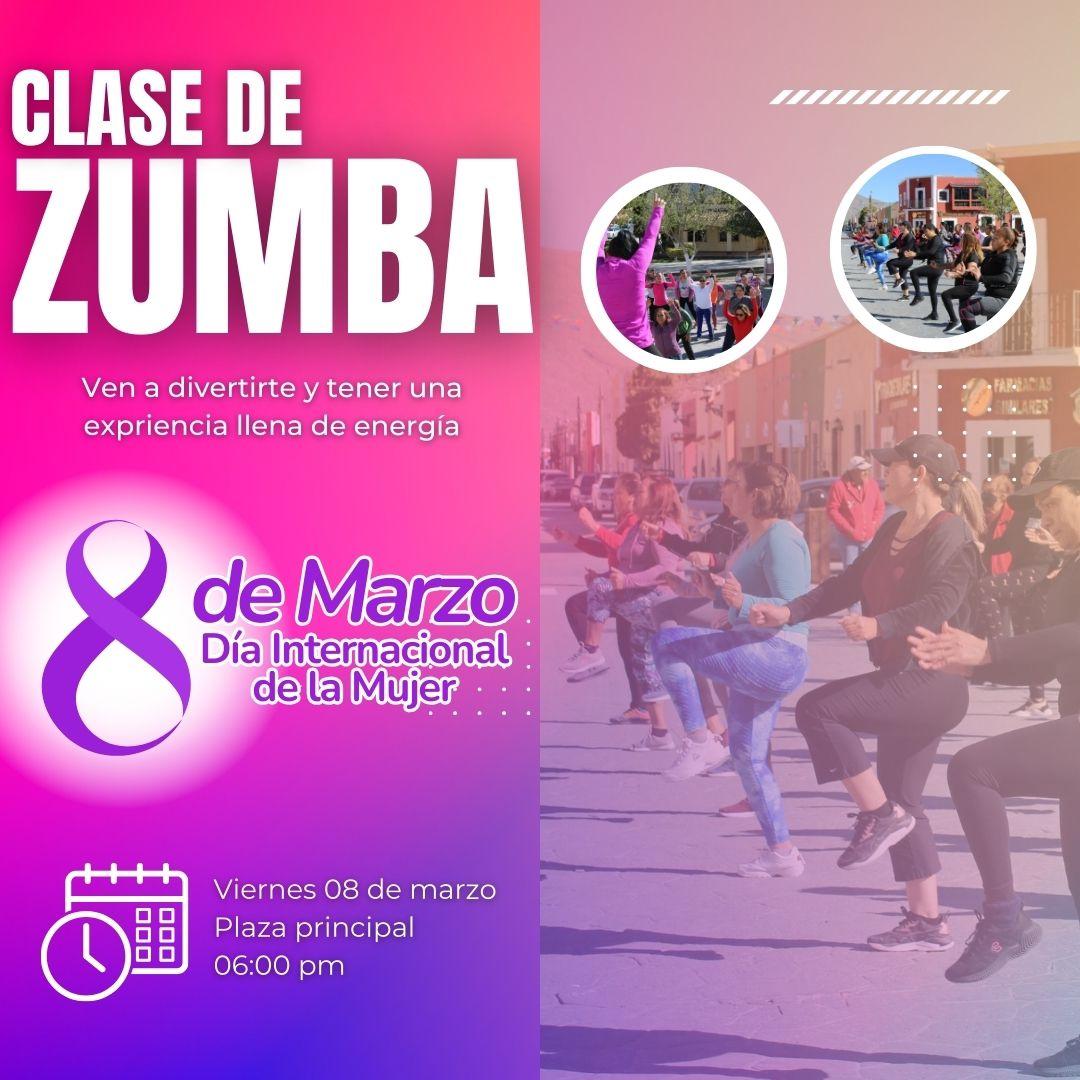 Invitan a mujeres a zumba por el 8M