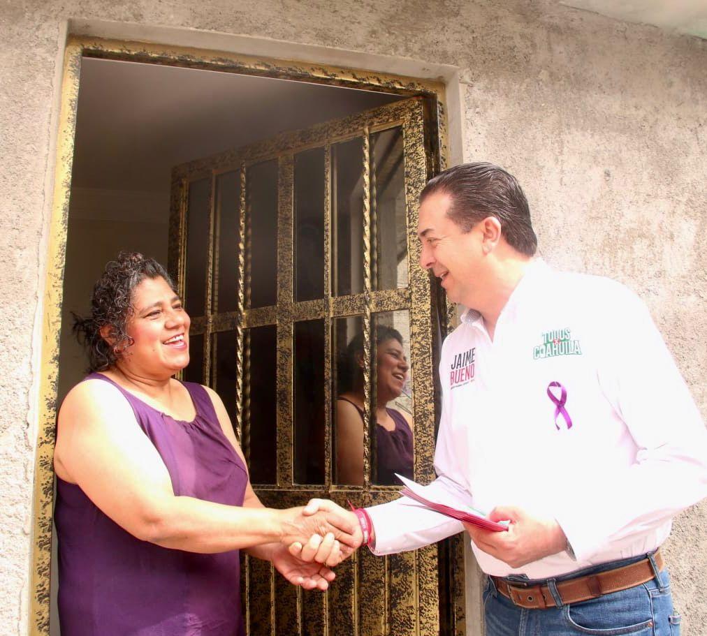 Se compromete Jaime Bueno a legislar en favor de las mujeres