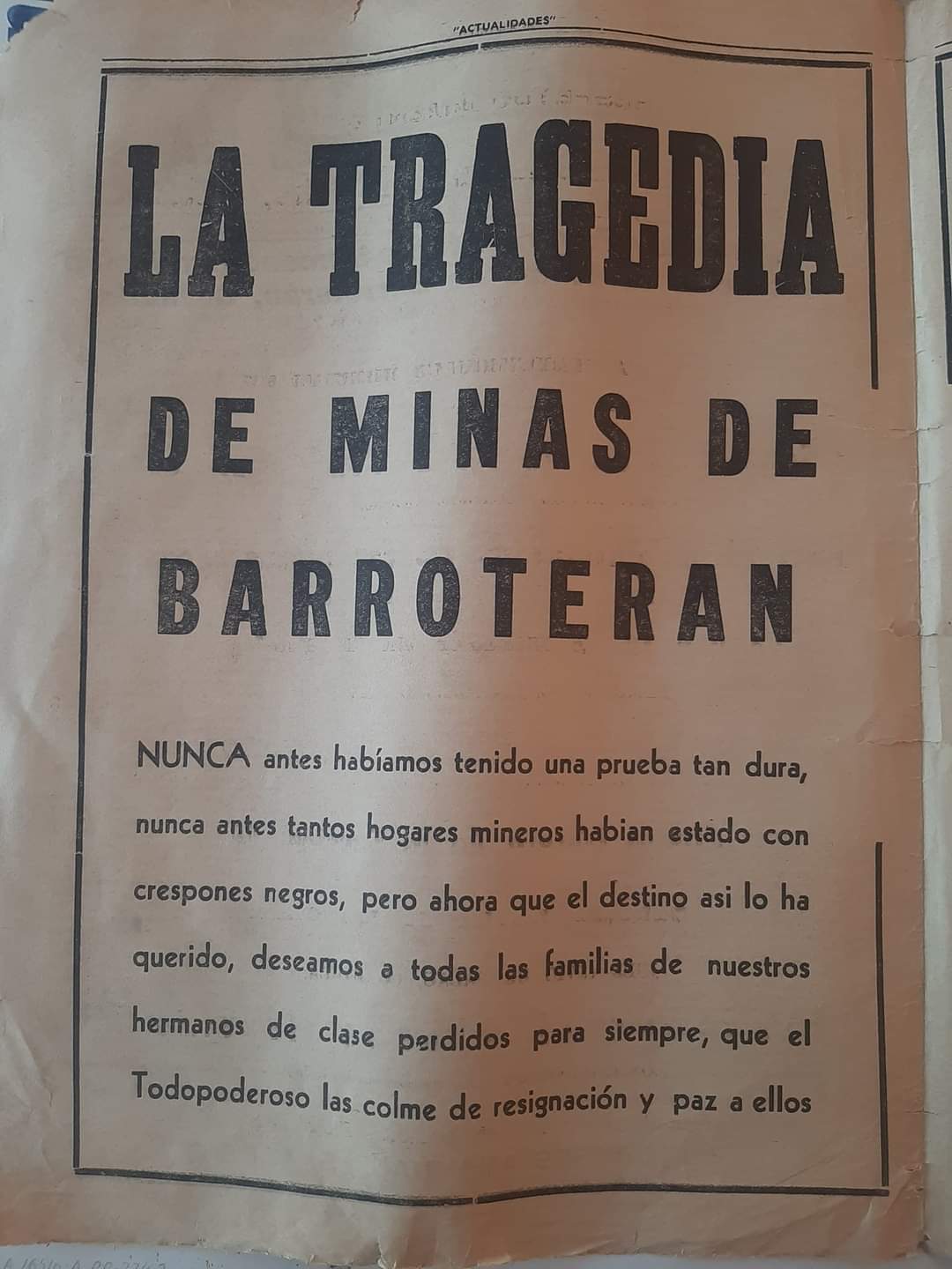 “A descansar hermano cumpliste con tu deber”