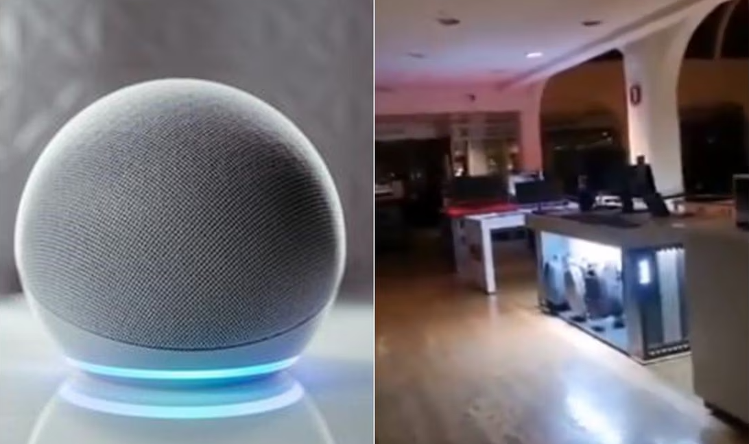 Captan a dispositivos «Alexa» rezando durante la madrugada en tienda departamental de CDMX