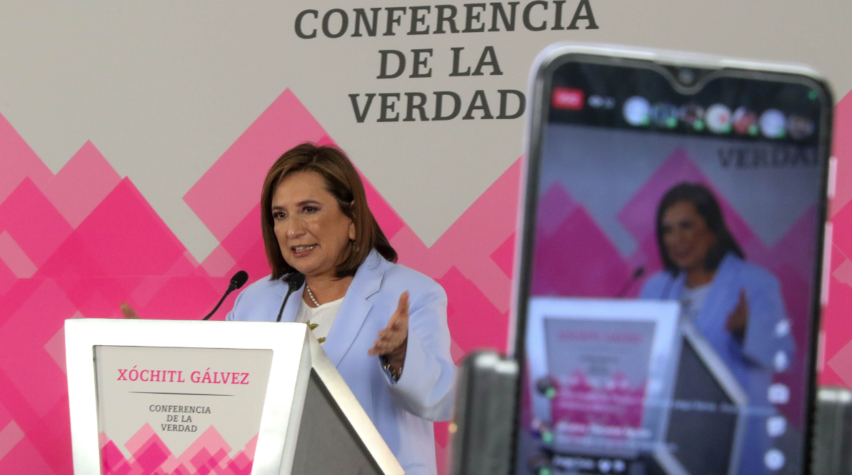 Con caminata nocturna, Xóchitl Gálvez arranca esta medianoche campaña electoral en Zacatecas