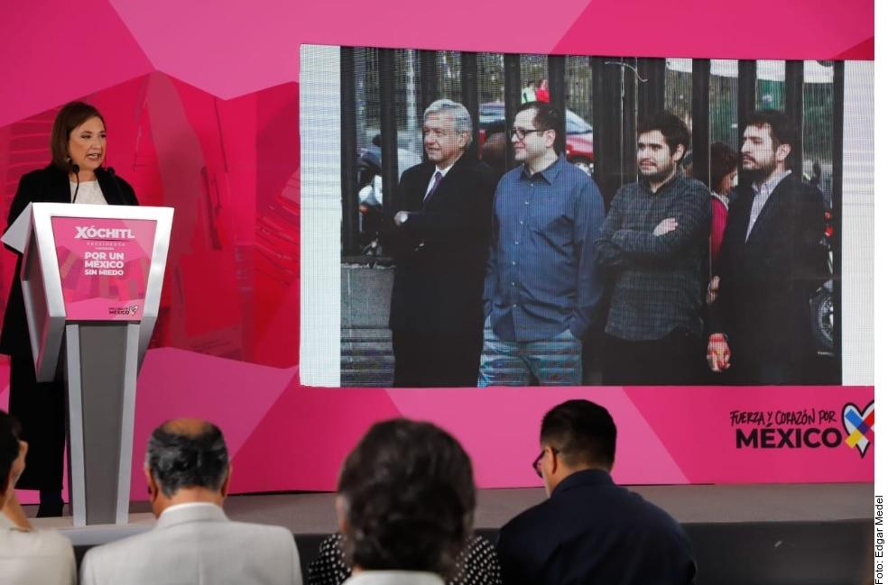 Denuncia Xóchitl a hijos de AMLO por corrupción