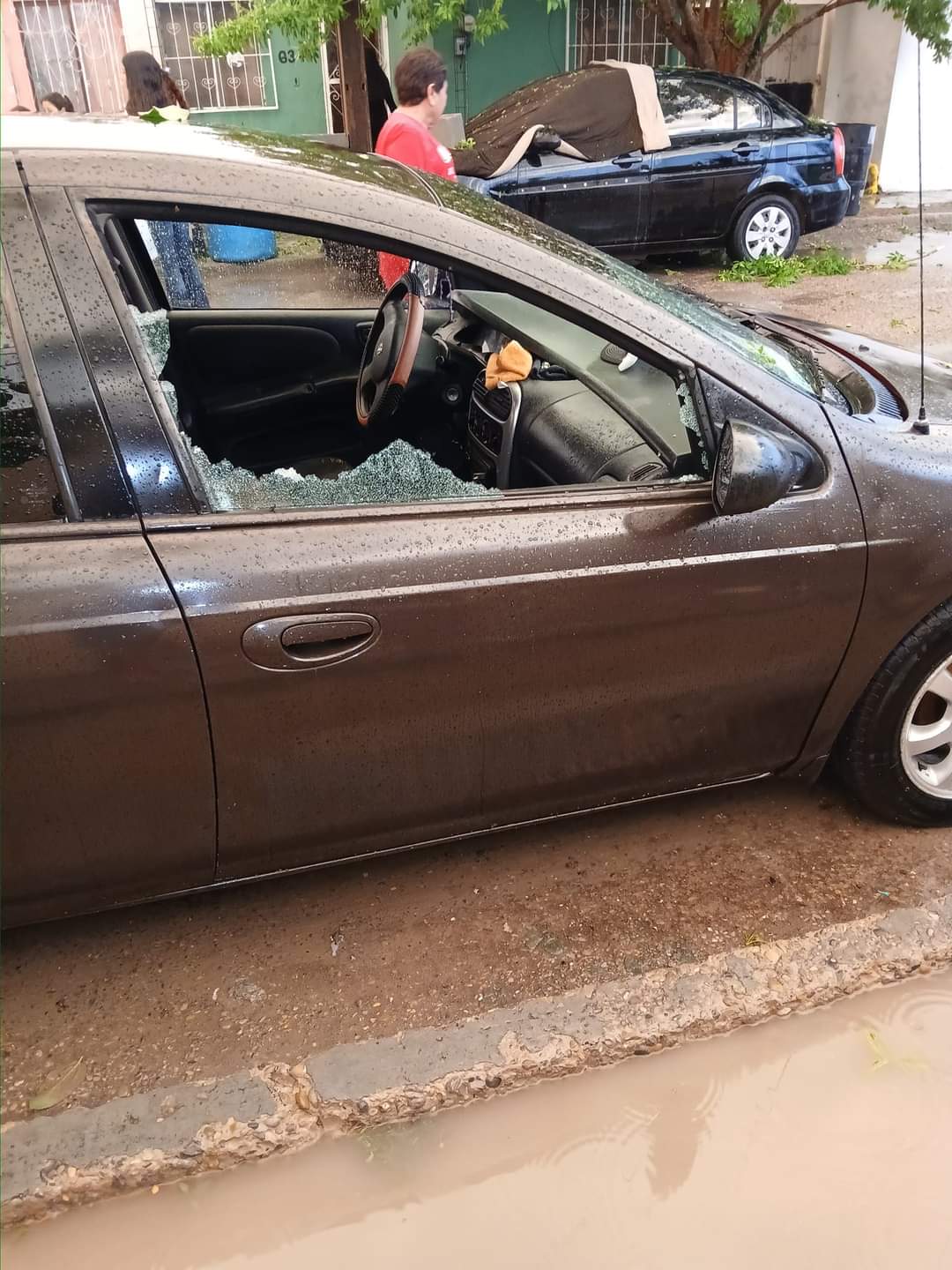 Daños y caos por granizada en región