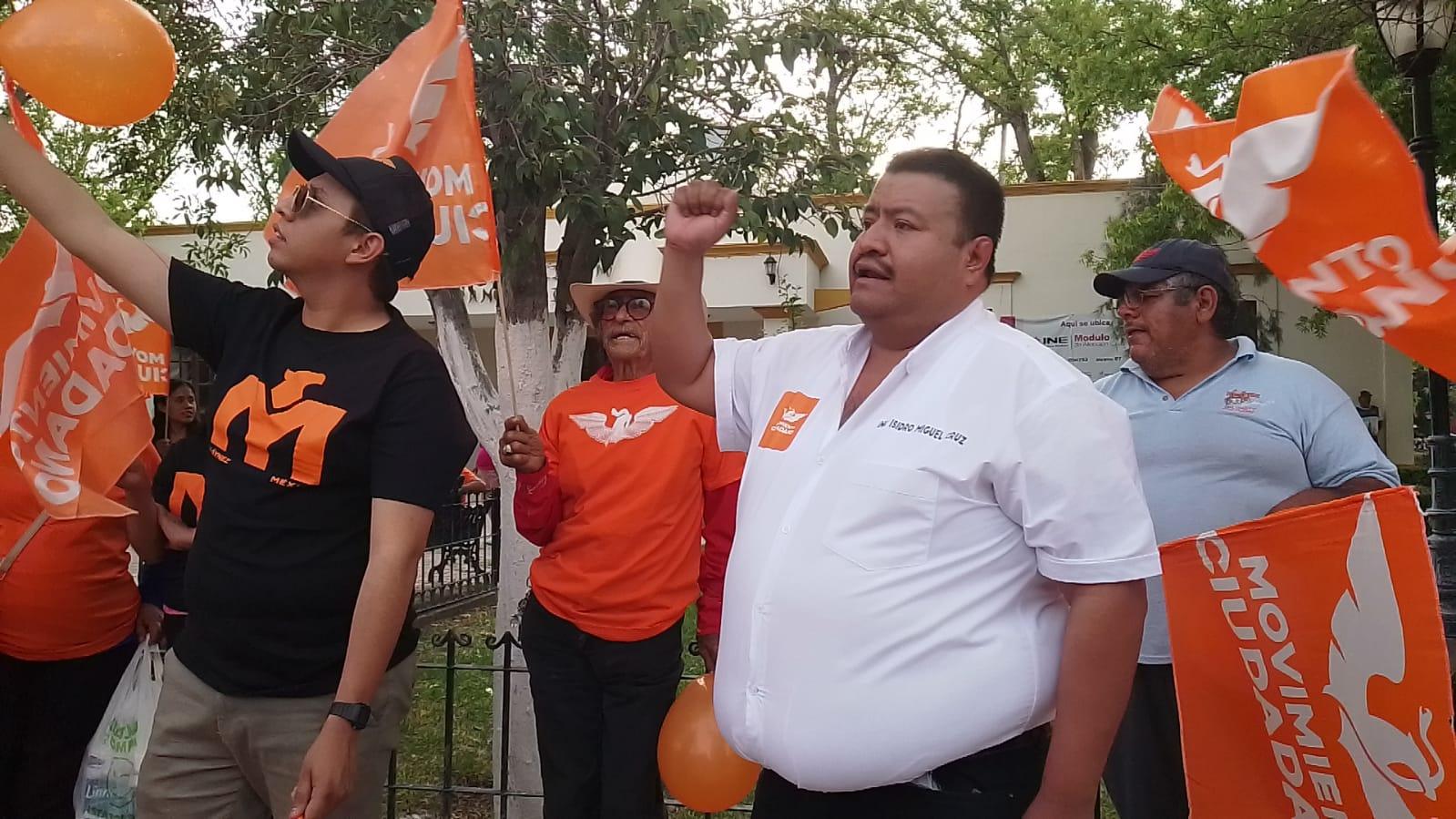 Va Isidro Miguel por Movimiento Ciudadano