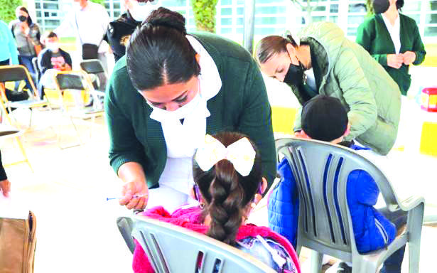 Exitosa jornada de vacunación infantil