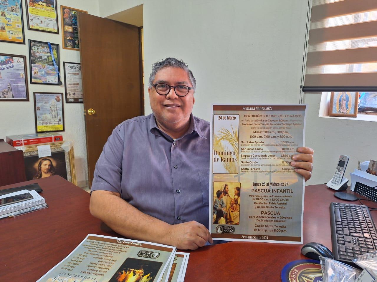 Preparan parroquias Domingo de Ramos