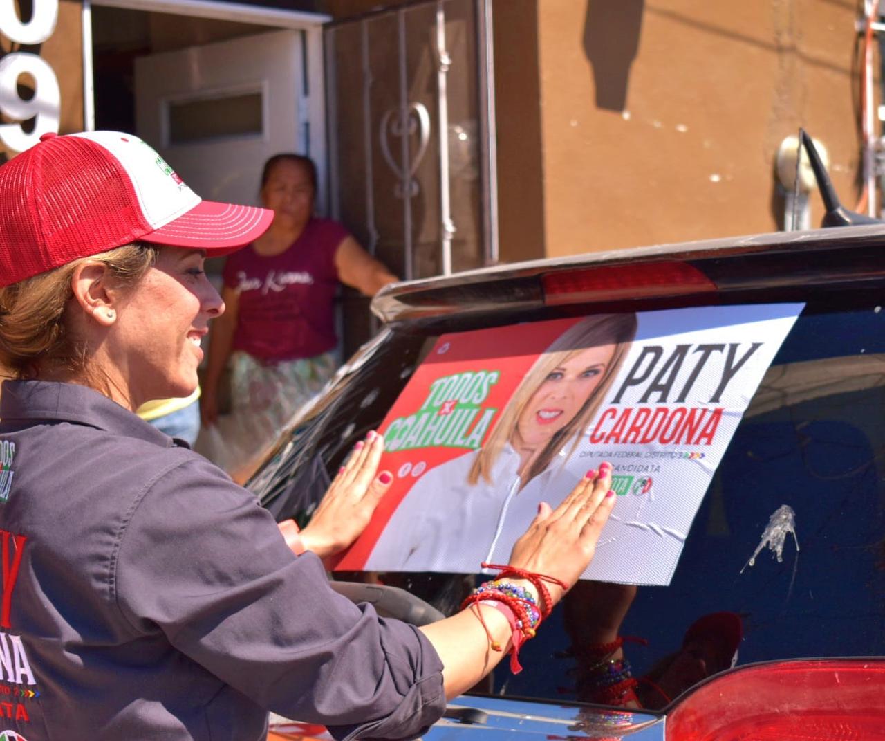 Confían ciudadanos en proyecto de Paty