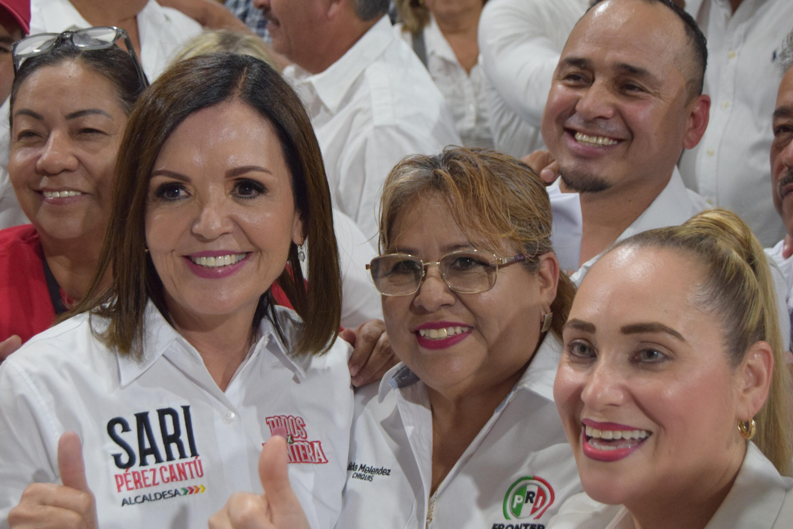 INICIA SARI PÉREZ CANTÚ NUEVA ERA CON PRIISTAS DE  FRONTERA