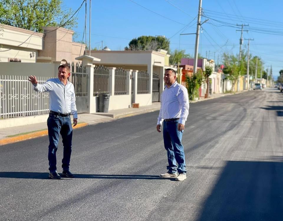 Recarpetean vialidades de San Buenaventura