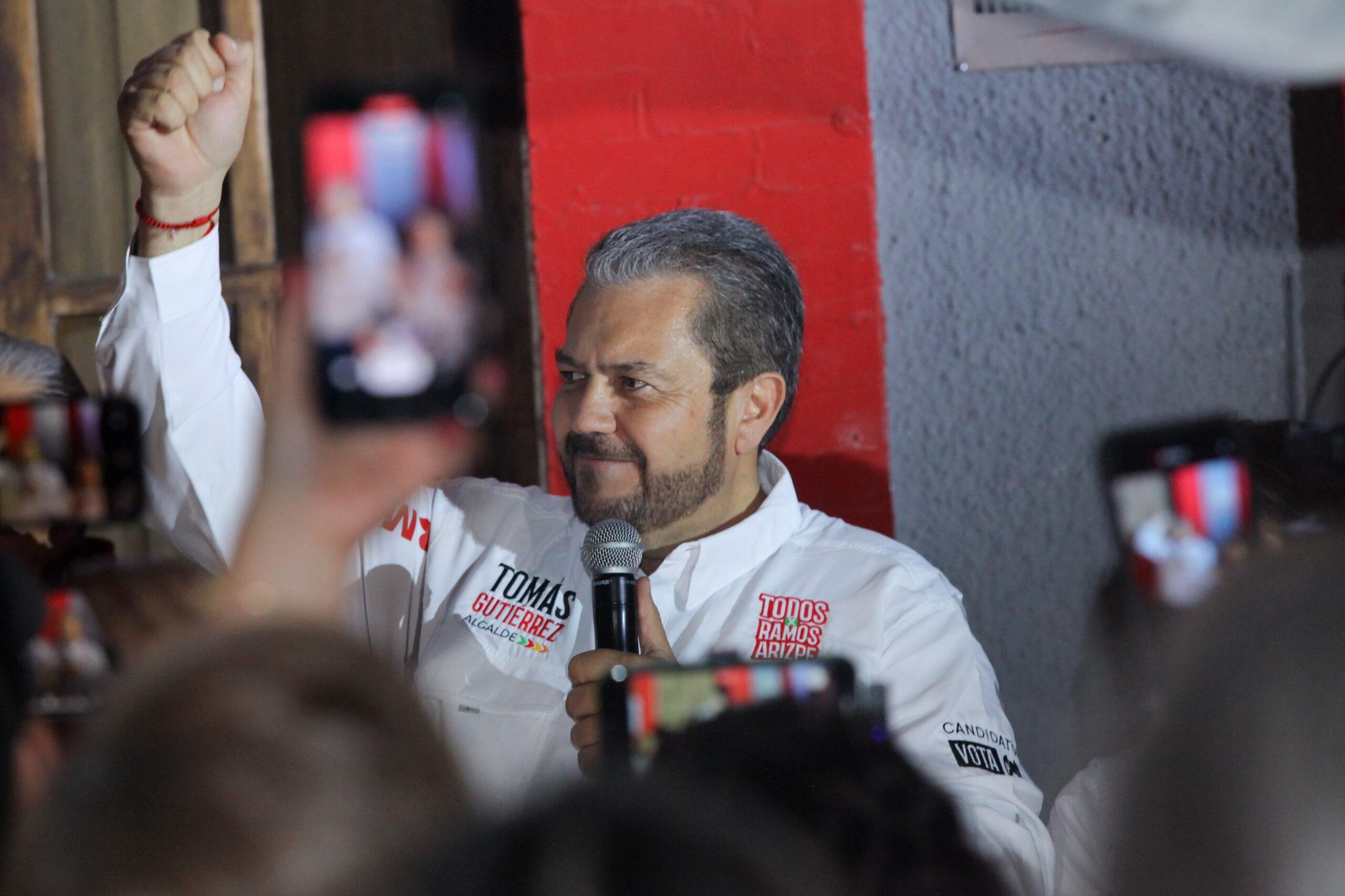 Garantizará Tomás seguridad en Ramos