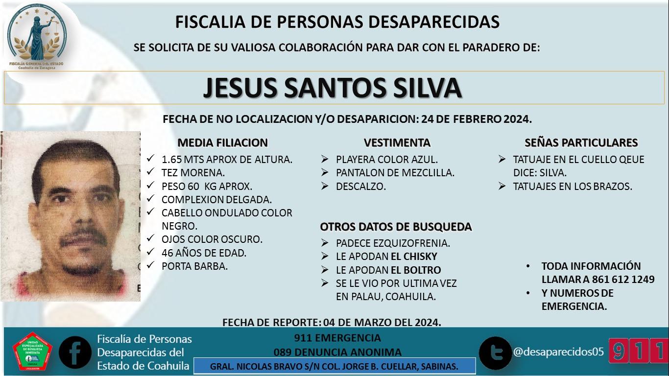 Busca Fiscalía a habitante de Palaú