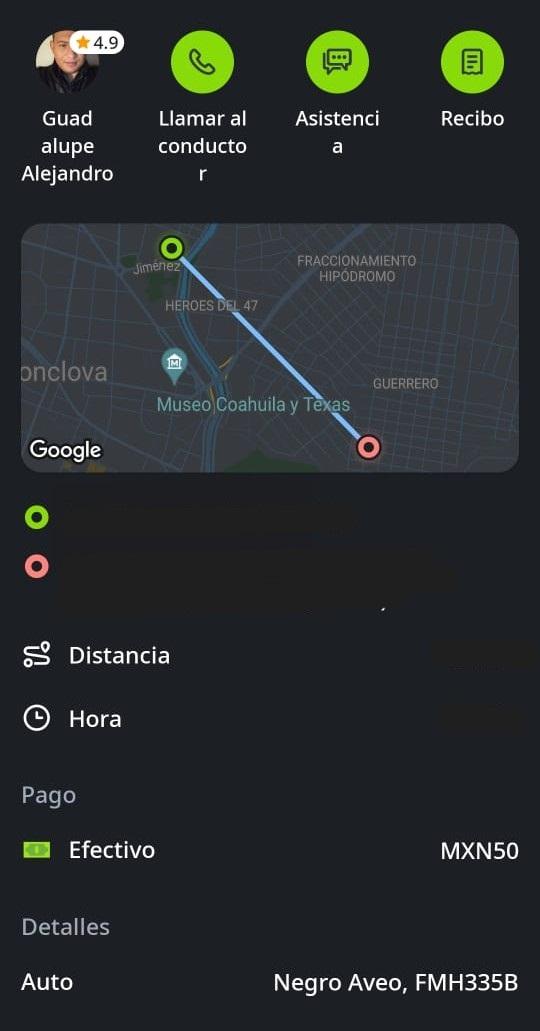 Chofer de InDriver asalta a su cliente