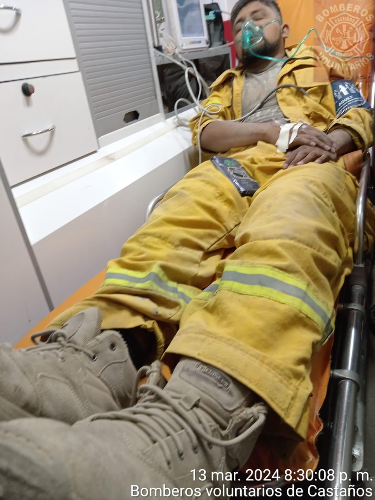 Atacan abejas a 2 bomberos