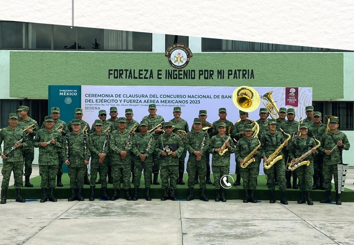 Se presenta hoy Banda de la XI Región Militar