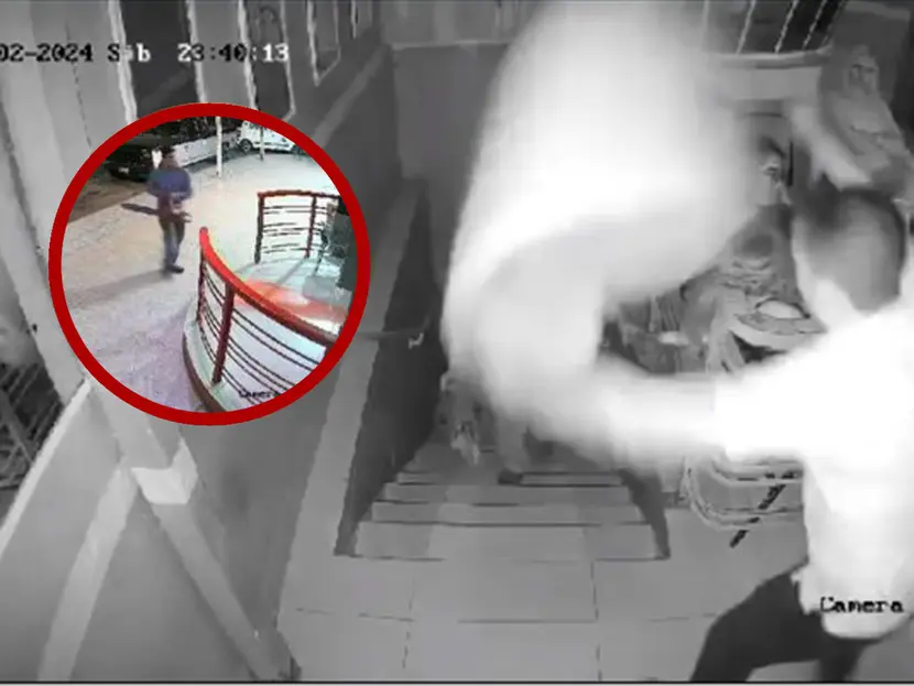 VIDEO: ¡Jason! Hombre ingresa a bar de Michoacán con motosierra; lo reciben a ‘sillonazos’