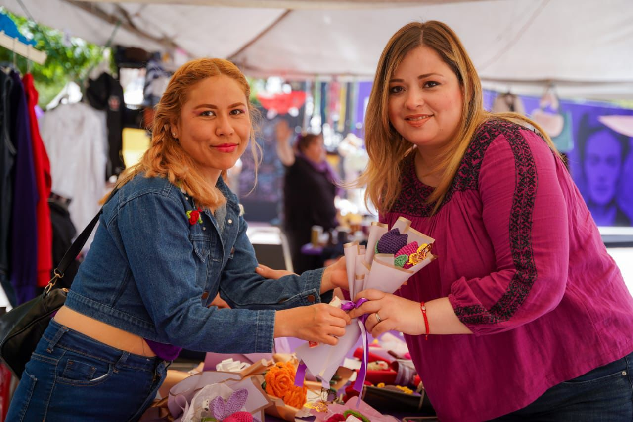 TODO UN ÉXITO EL “MERCADO MORADO” DE EMPRENDEDORAS RAMOSARIZPENSES