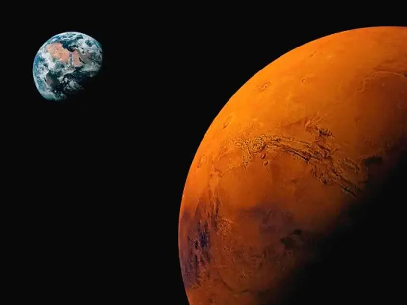 Científicos descubren una profunda interacción entre la Tierra y Marte de hace millones de años