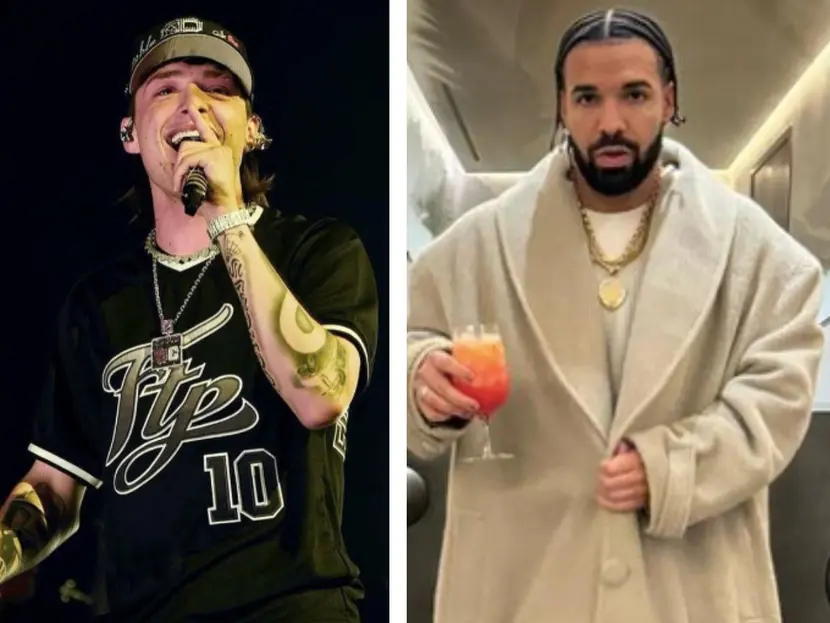 Drake invitó a Peso Pluma a su concierto