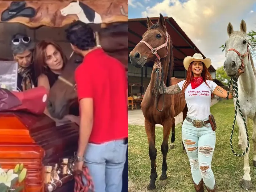 VIDEO: Así fue el velorio de Elena Larrea en Cuacolandia; sus caballos se despidieron de ella
