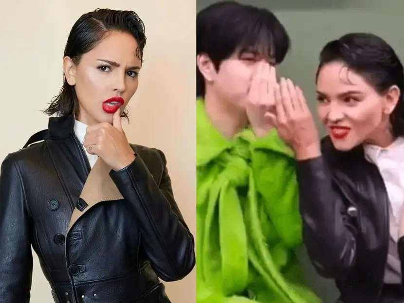VIDEO: Eiza González y Seungmin de Stray Kids son captados en evento de moda; ¡causaron sensación!