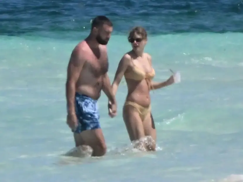 Taylor Swift y Travis Kelce tuvieron unas apasionadas vacaciones en las Bahamas