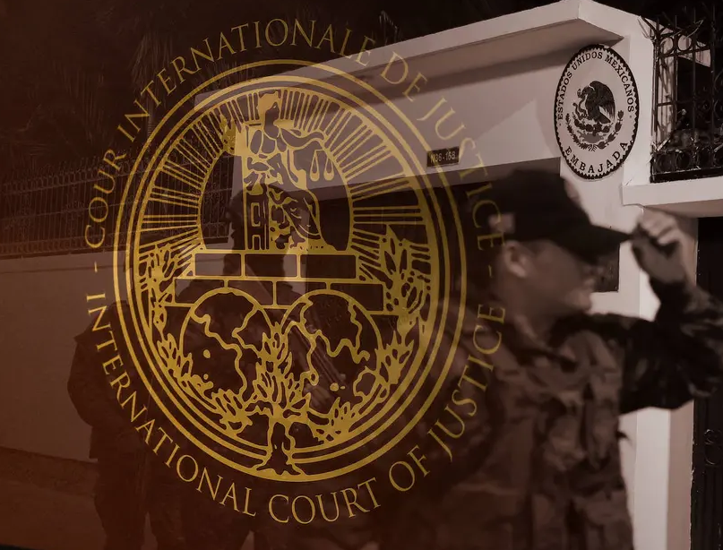 CIJ recibe denuncia de México contra Ecuador por irrupción en embajada; afirma que ‘le dará prioridad’