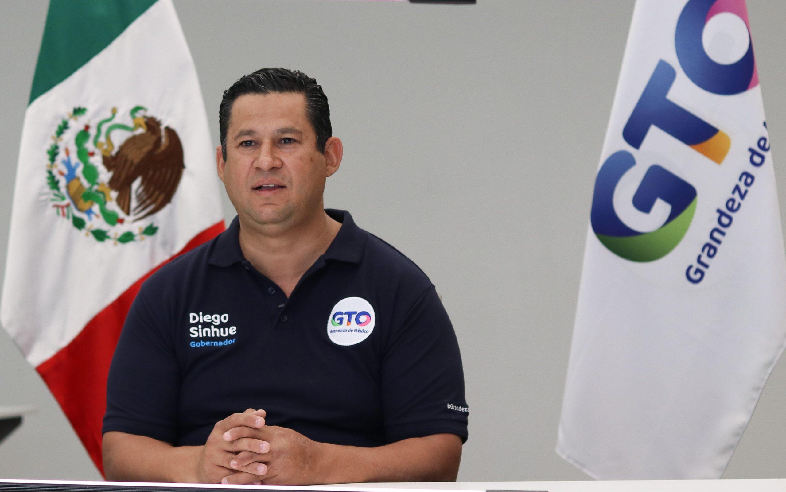Diego Sinhue gobierna Guanajuato, pero no manda, afirma López Obrador