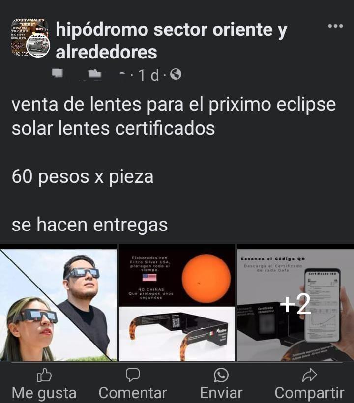 Ofertan en redes lentes para eclipse