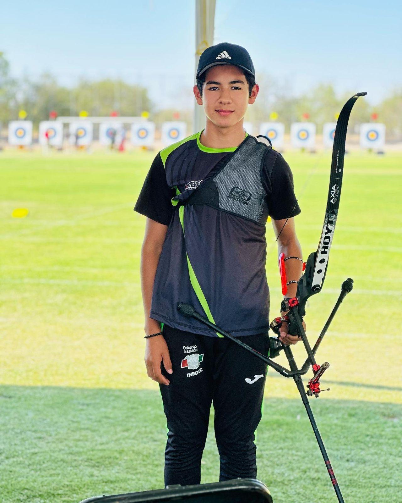 Bernardo: niño promesa nacional en tiro con arco