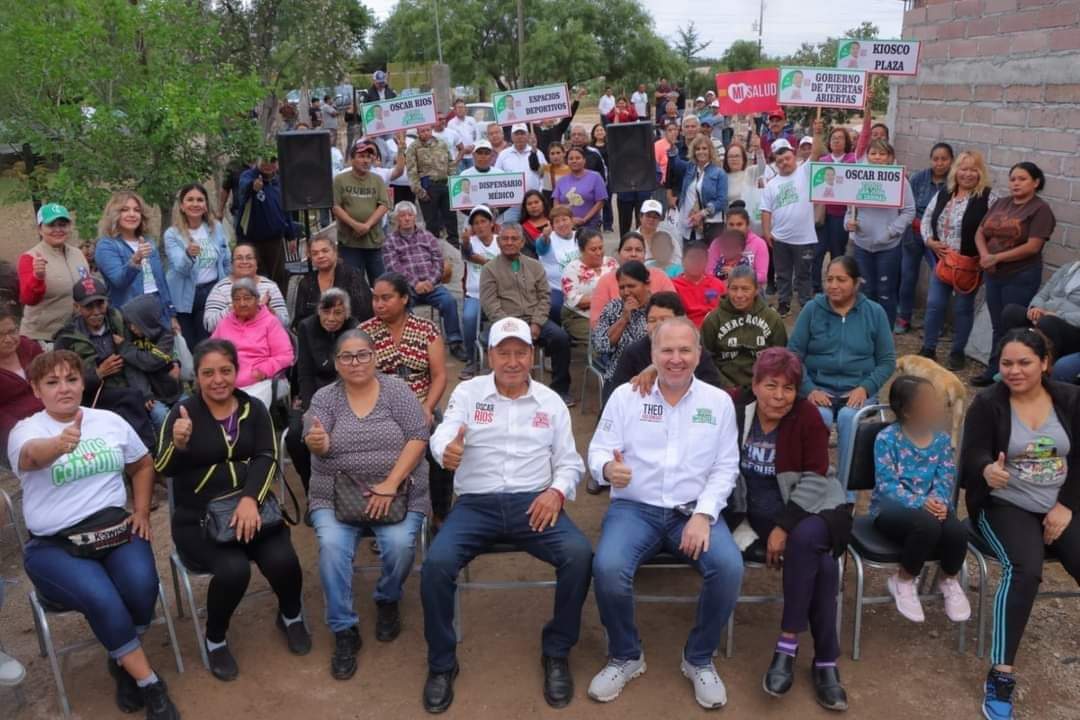 Refrendan en El Coyote y Las Torres apoyo a Oscar