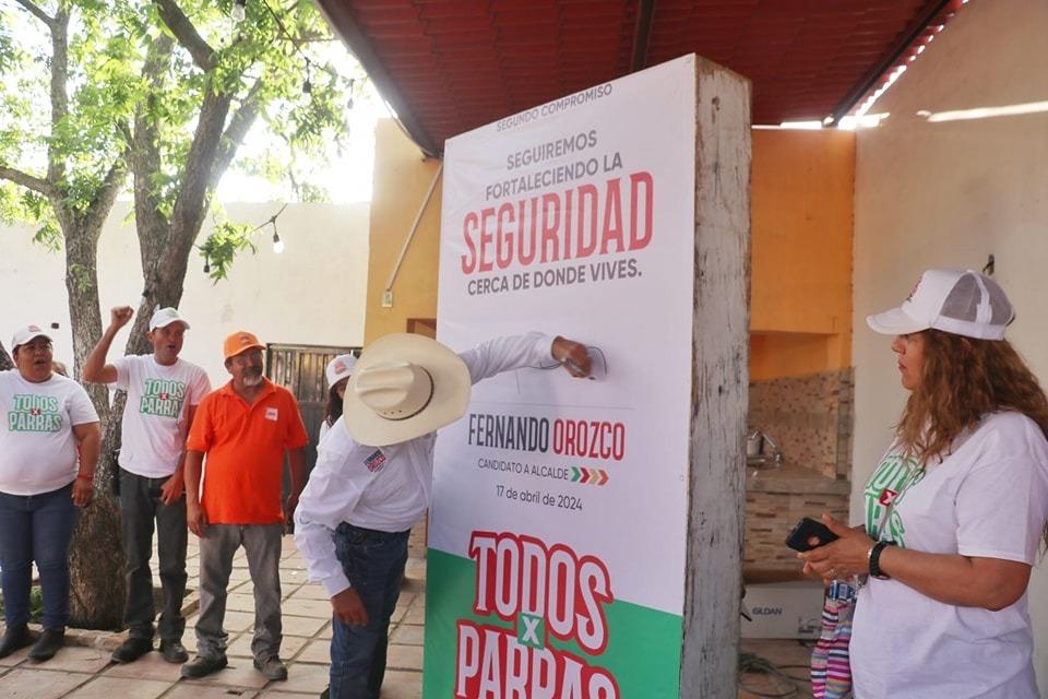 Se compromete Fernando con la seguridad de Parras