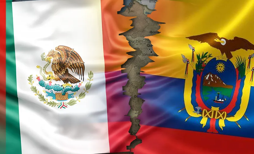¿Qué tratados se rompieron en la irrupción de la embajada de México en Ecuador?