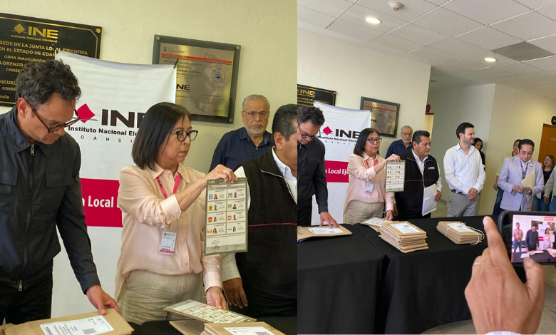 Entregan boletas de voto anticipado
