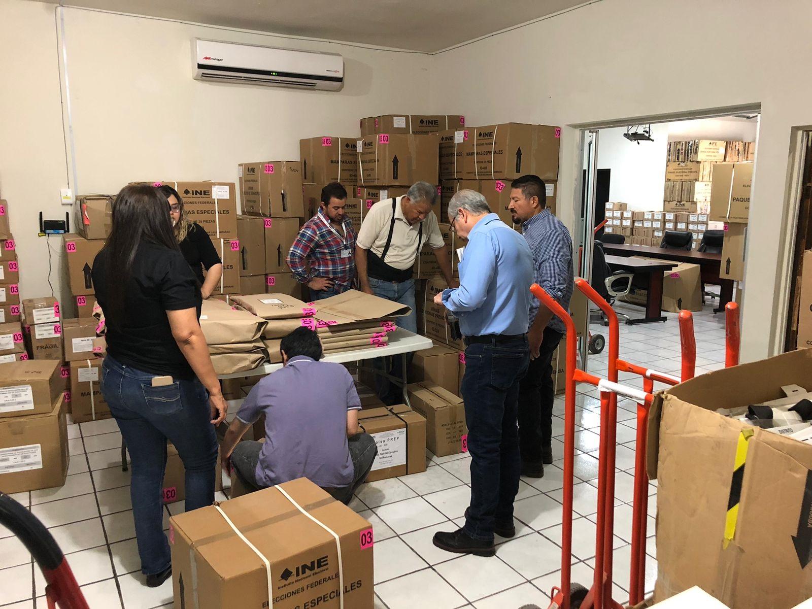Recibe Monclova material electoral
