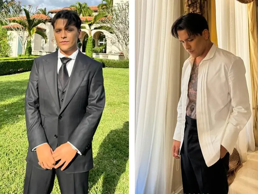 Christian Nodal se disloca la mandíbula, ¿está grave? preguntan en redes