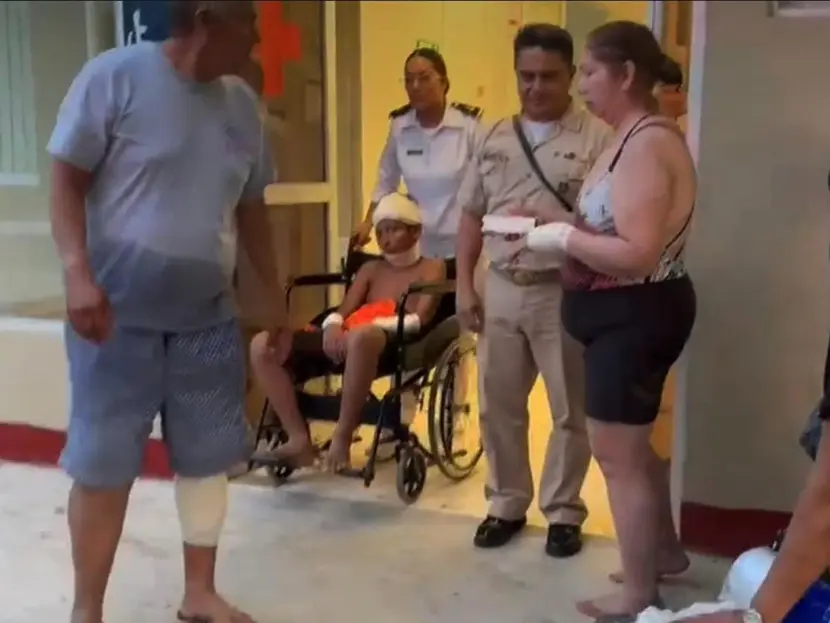 Terror en Playa Linda… cocodrilo muerde a niño en la cabeza y brazos